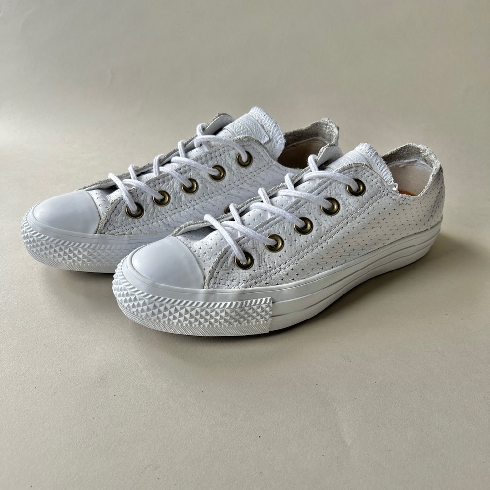 Converse All Star Perforated Leather Sneakers